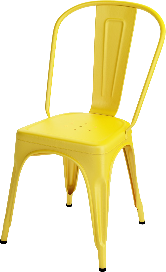 노란의자